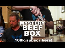 Flytanium Mystery Beef Box, Weird Beer, plus 100k subscriber milestone reached.