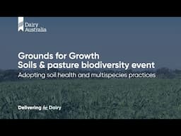 Adopting soil health and multispecies practices | Grounds for Growth 2025