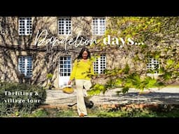 Making Dandelion Cupcakes | Tour a charming French village & thrift | Brocante
