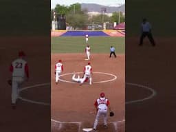 🇨🇦 What a reaction by Alexander McGillivray | WBSC U-18 Men's Softball World Cup 2023