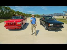 90s Muscle Truck SHOWDOWN | Chevy 454 SS vs Ford F-150 Lightning Pickups