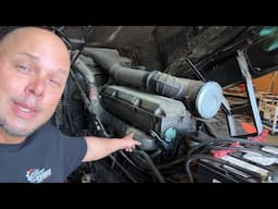 BLOWN HEAD GASKET ?? Why is this 12.7 Detroit Mixing Coolant with Oil ?? 1993 CABOVER FreightShaker