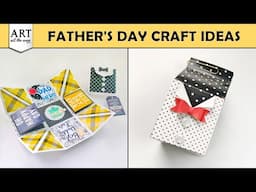 Tuxedo Crafts for Father's Day | DIY Explosion Card & Favour Box | Handmade Gift Ideas for Dad