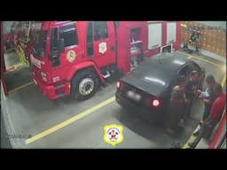 Bebê de 14 dias é salvo por bombeiros voluntários em Caçador