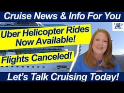 CRUISE NEWS! Flights Canceled! Catch an Uber Helicopter Ride! Our Hotel in Woburn MA