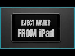 Sound to Remove Water from iPad Speaker (Fast & Safe Method)