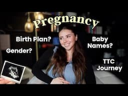 Pregnancy Q&A | birth plan, baby names, gender 💙🩷
