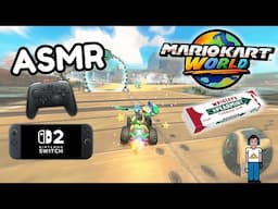😴 ASMR MARIO KART WORLD 🏎️🌎GUM CHEWING / WHISPERING - FREE ROAM