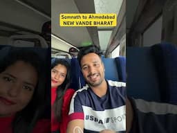 Somnath to Ahmedabad brand new Vande Bharat interiors