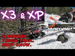 Snow is melting FAST! X3 and XP Turbo RIP with 35"WARRIORS!