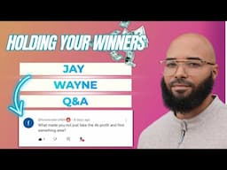 Holding Your Wining Trades #forex Q&A @JayTakeProfits
