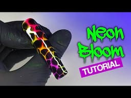 Neon Powder Blooming Gel Design