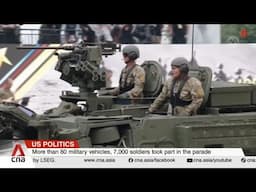 US military parade overshadowed by protests and political killings