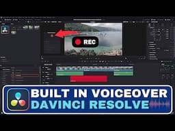 How to Record Voiceover Directly in Davinci Resolve 20  (Full Tutorial)
