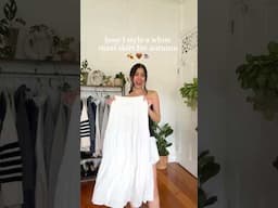 HOW I STYLE A WHITE MAXI SKIRT FOR AUTUMN