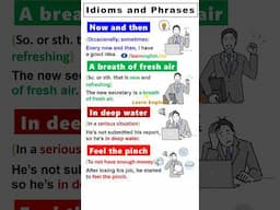 Idioms in English | Idioms and Phrases | Idioms for beginners