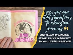 Let’s alter the accordion journal with added signatures