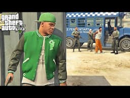 FRANKLIN BREAKS CJ OUT OF PRISON IN GTA 5!!!