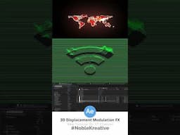3D #Displacement Modulation FX in #AfterEffects