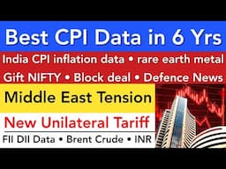 INDIA CPI INFLATION DATA AND MANY UPDATES