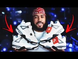 I Needed This BAD!! White Cement Jordan 4 Unboxing & Review