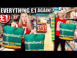 POUNDLAND IS BACK!! EVERYTHING £1 or less AGAIN!? Super cheap shopping haul!