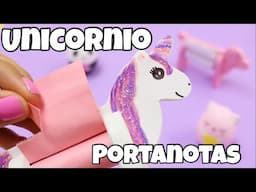 UNICORNIO porta notas para tu escritorio-MANUALIDADES FACILES