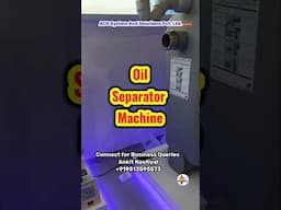 Oli Separator Machine | ACO System & Technology #plumbingindia2025 #oilseparator #deshrangeela