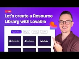 Building a Design Resource Library Website with Lovable