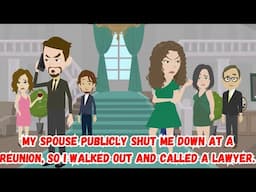 My Spouse Publicly Shut Me Down at a Reunion, So I Walked Out and Called a Lawyer.