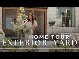 New Build Exterior Reveal | European Organic Modern Curb Appeal with Mollie Openshaw