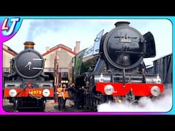 Rivals Reunited! - Flying Scotsman & Pendennis Castle (Didcot Railway Centre)