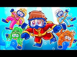 Diving 7,283,912 Feet Down In Roblox With MY CRAZY FAN GIRLS...