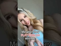 When They Play “ROBLOX” With Me! TikTok Trend 🤭