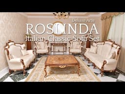 Roslinda Sofa Set - Classic Luxury Italian Furniture (Deluxe Arte)