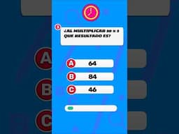 MATEMÁTICAS TEST ‼️📕 #matematicas #quiz #quizchallenge #examen #matemática #algebra #clases