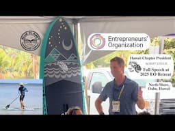 Blue Planet story told by founder/ owner Robert Stehlik to Entrepreneurs Organization members