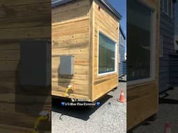 What do you think of the exterior of this Model X #tinyhome #woodhouse #tinyhometour #tinyhomeideas