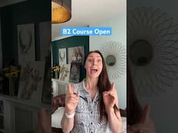 Get 25% Off Your B2 Course!