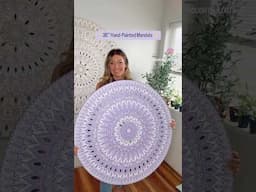 36” Purple mandala final reveal video 💜✨