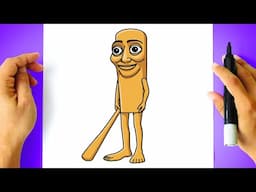 How to DRAW TUNG TUNG TUNG SAHUR