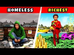HOMELESS to RICHEST KID in GTA 5!