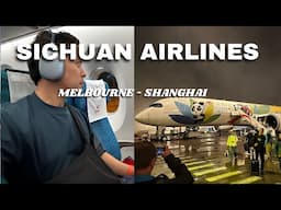Trying SICHUAN AIRLINES Melbourne to Chengdu to Shanghai | Why I love it!