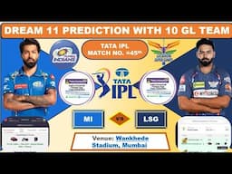 MI vs LSG Dream Team Prediction || Mumbai Indians vs Lucknow Super Giants Match Prediction ||