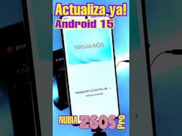 No te pierdas la revisión de la actualización a #Android #15 del #Nubia #Z60S #Pro