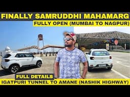 SAMRUDDHI MAHAMARG FULLY OPEN | Drive From Igatpuri Tunnel To Amane Exit Point - Final Stretch