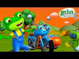 👵Grandma and Miles Are Lost | Gecko's Garage | Cars & Truck Videos for Kids