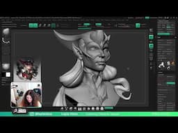 Sculpting a vampire – Layla Viscu – ZBrush 2025