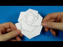 How to make an origami flower bookmark  DIY paper bookmark flower