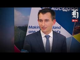 NZ Herald Live: Simeon Brown talks to media